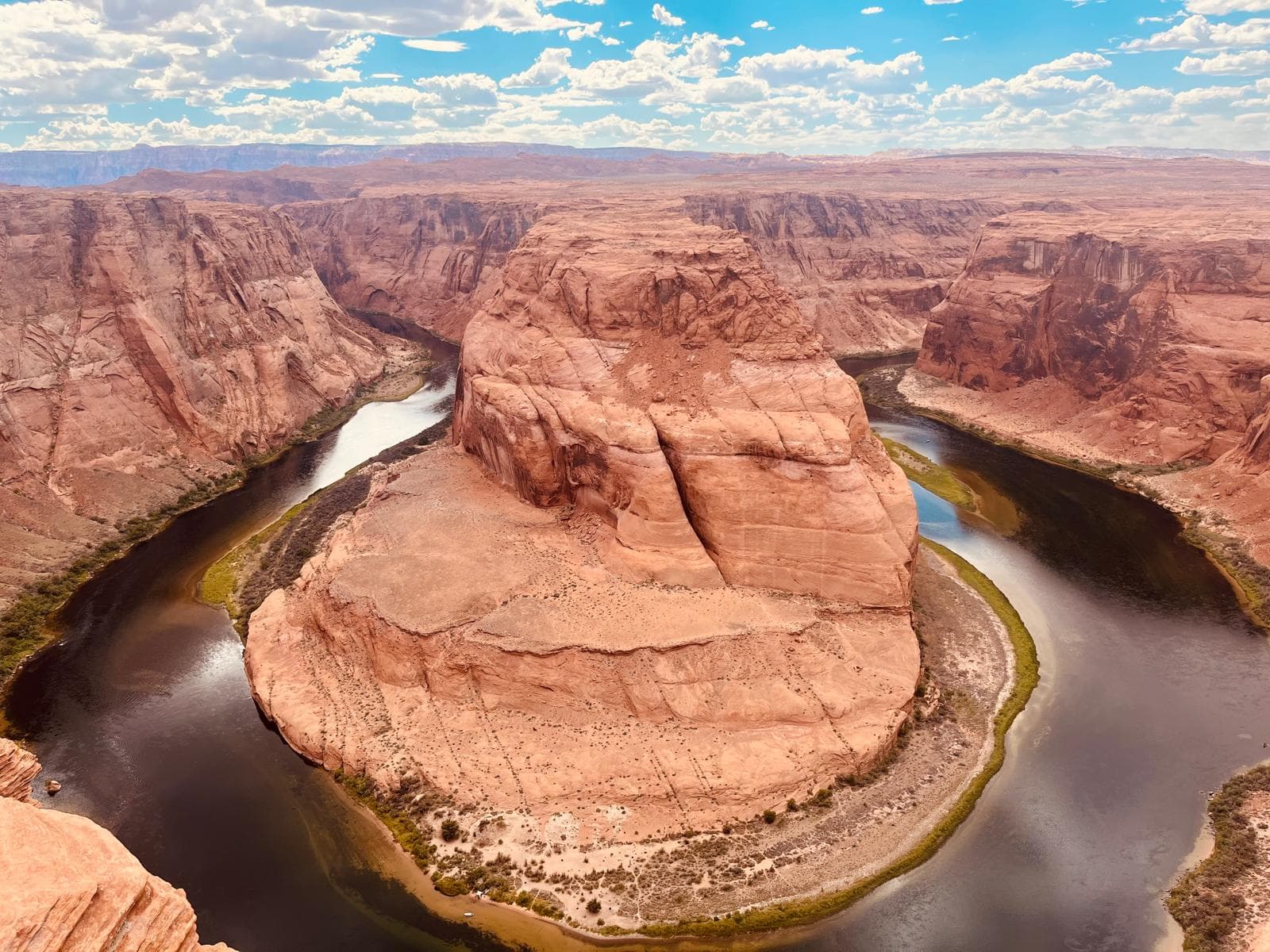 Horseshoe Bend aerial view